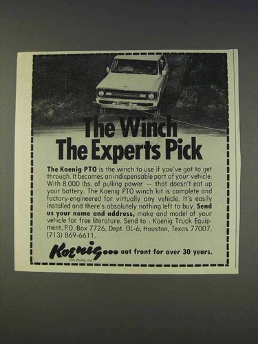 1977 koenig pto winch the - 1977,