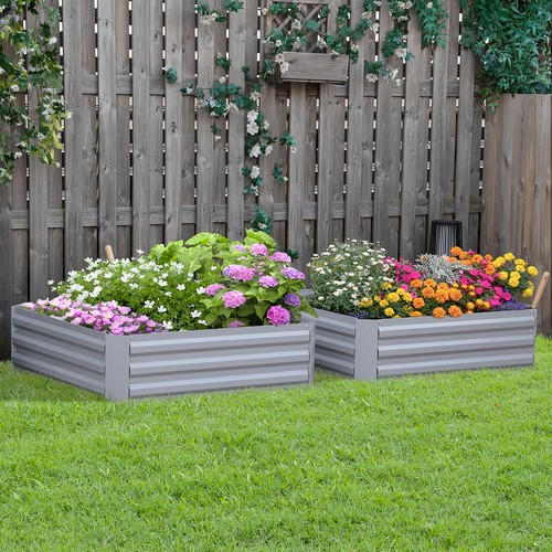 Set raised garden bed - of,