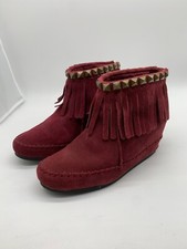 Skechers suede wedge ankle