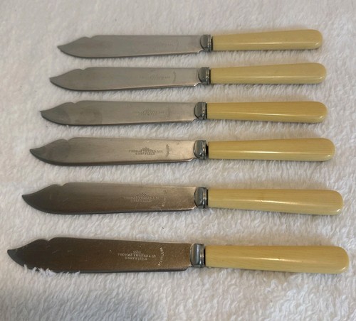 Thomas turner fish knives - turner, 6x