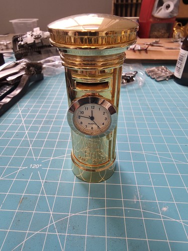 Miniature quartz brass post - brass,