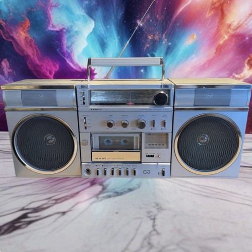 Vintage sanyo boombox radio - vintage,