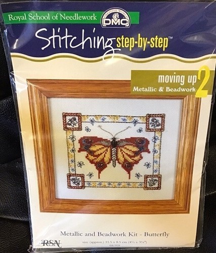 Butterfly cross stitch kit - cross,