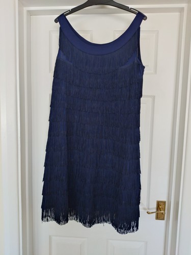 Fringed flapper dress mid - "flapper",