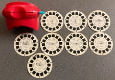 RARE VINTAGE RED VIEW MASTER