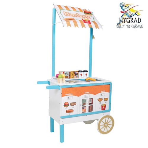 Kids wooden food cart - kids,