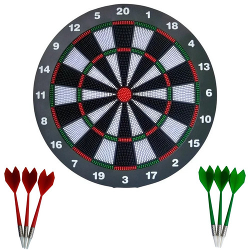 Soft tip darts board - 16", play