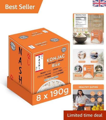 Nashi konjac rice 8x190g - konjac,
