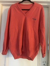 Pringle Coral V Neck Men’s Jumper 48” Chest Size L/XL?