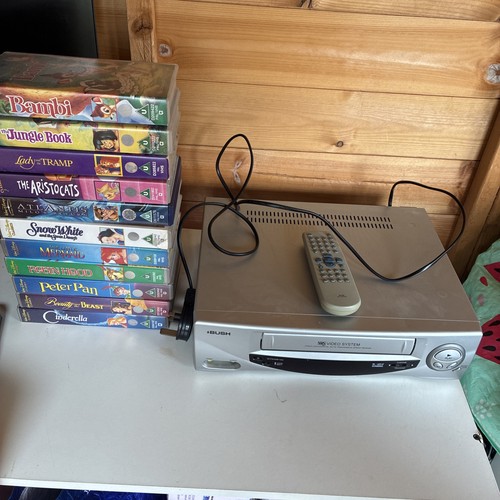 Bush vcr906sil vhs player - vhs, with