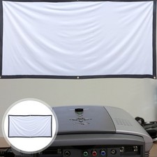  Projector Screen Material Fabric Roll up Video Projection Screens White for