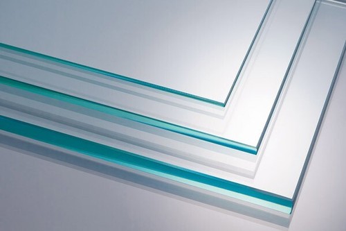 Glass shelves toughened - ,, cut