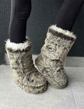 ONEILL SNOW BOOTS FUR YETI SKI y2k WOMENS size 36-37