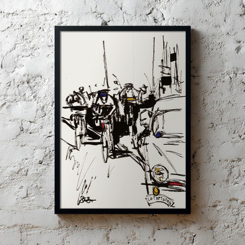 Original painting signed - painting, ❤