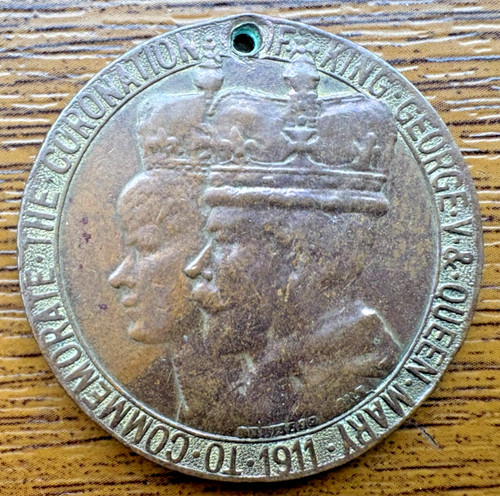 1911 coronation medal king - 1911,