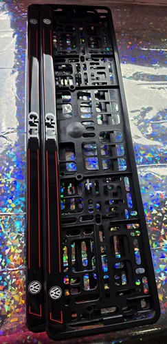 Car number plate holders - , set