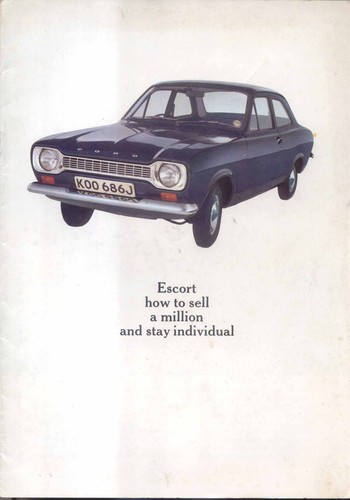 Ford escort range 1971 - escort,