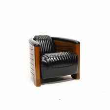 Club Chair 'Pierre' Black Art
