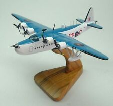 Short Sunderland Flying Boat Airplane Desk Wood Model Small New