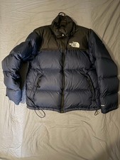North Face Nuptse 700 Men's Puffer Size Medium NAVY BLUE 