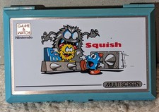 Nintendo Squish Game Watch Multi-Screen Electronic Handheld Game