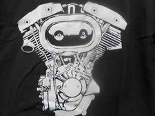 SHOVELHEAD MOTOR T-SHIRT "NEW" 66-83SH