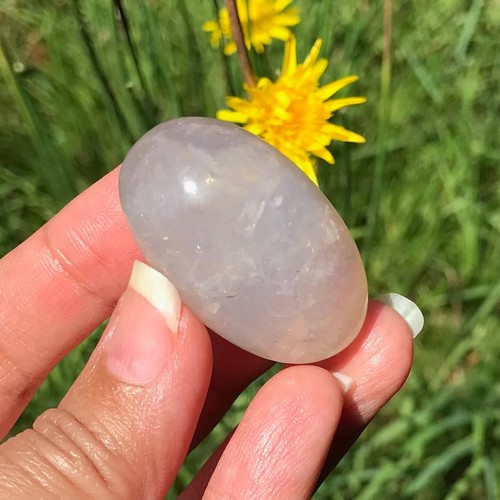 Blue rose quartz - quartz, lingam
