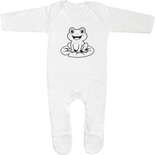 'Happy Frog' Baby Romper