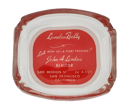 Vintage marketing ashtray - vintage,