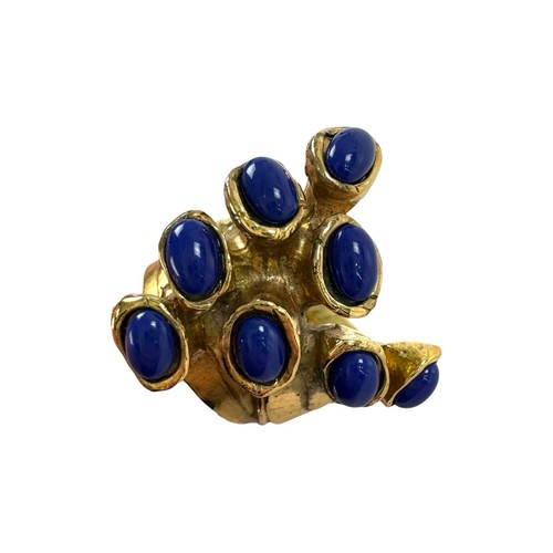 Ysl vintage blue - stone, ring