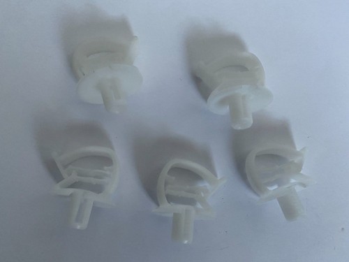 Ford white wiring clips escort - white,