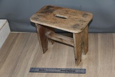 VINTAGE WELSH WOODEN MILKING