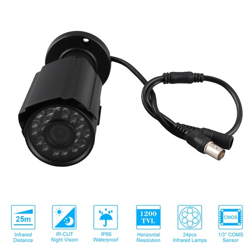 1200tvl waterproof analog cctv - analog,