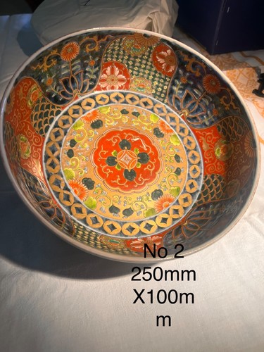 Japanese imari large bowl - japanese,