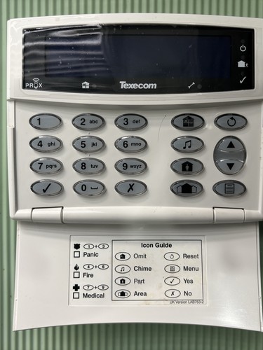 Texecom lcdlp ricochet - texecom, lcdlp-w