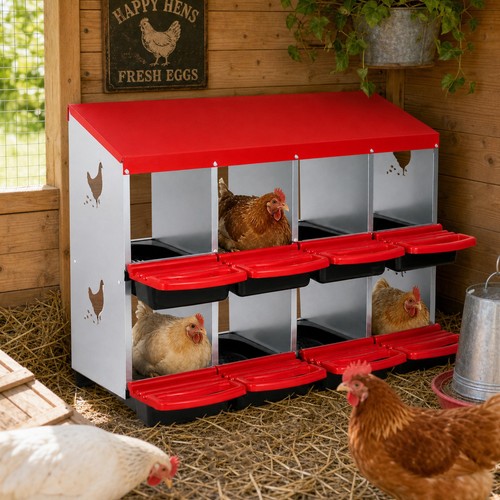 Chicken nesting box comp - chicken,