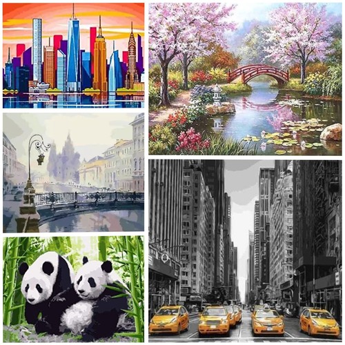 Diy oil painting - oil, by