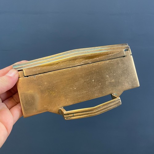 Antique edwardian brass letter - antique,