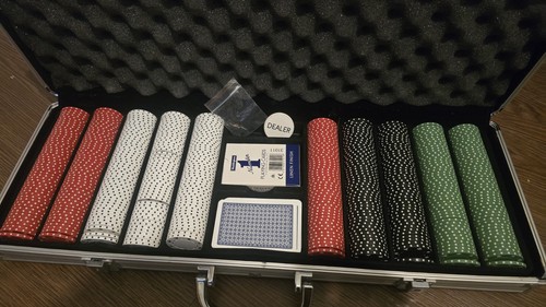 Poker chips set - set, large