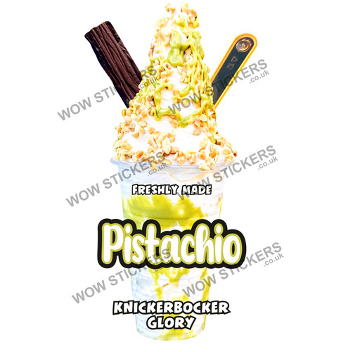 Ice cream van sticker