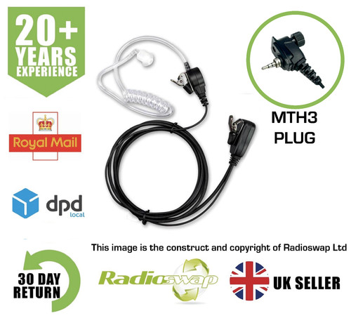 Covert earpiece with mic - with, &