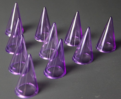 Purple acrylic ring - 20,