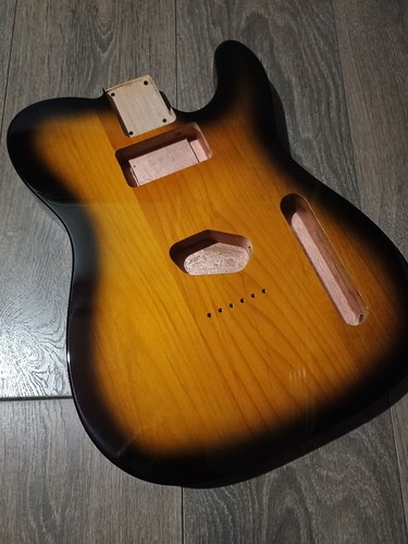 Sunburst alder guitar body two - body,
