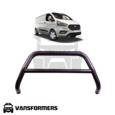 Ford Transit Custom 2018-2022 A-Bar Matte Black (Nudge Bar Bull Bar Spoiler)