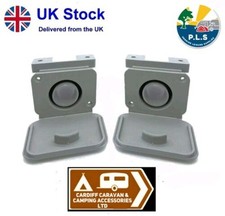 2 x 28mm Caravan Waste Water Outlet Socket Compatible with 28mm Convolute Hose
