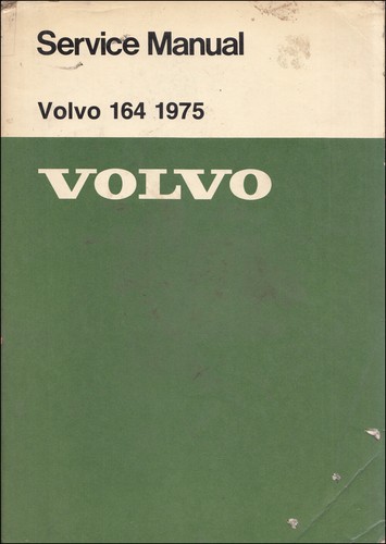 1975 volvo 164 shop manual - 164,