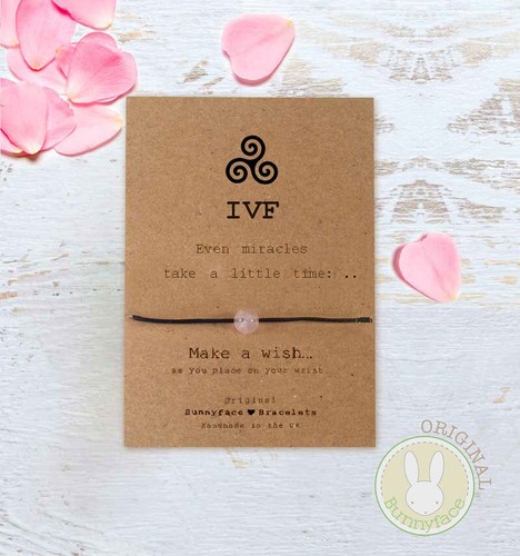 Ivf fertility wish bracelet - fertility,