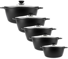 Non Stick Die Cast Aluminium Deep Casserole Soup, Stew Stock Pot Induction