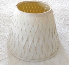 Laura Ashley Sasha Lamp Shade Ivory With Interwoven Design Diameter 12"