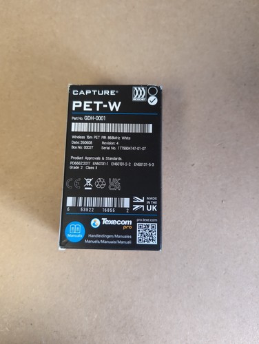 Texecom capture pet immune - texecom, pet-w